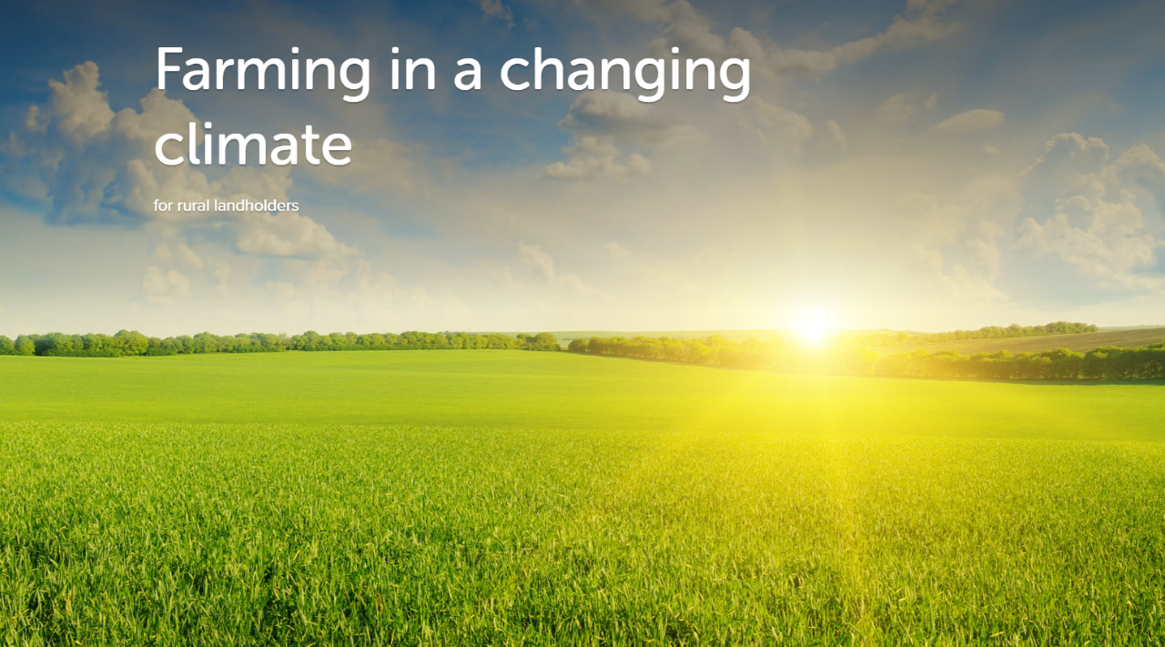 Farming in a changing climate
